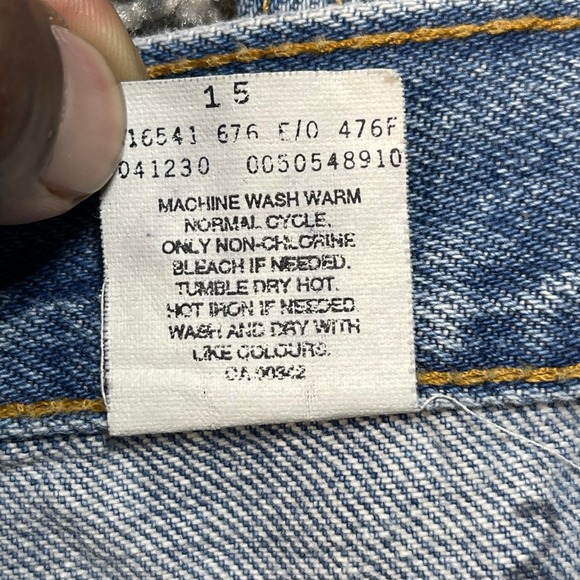 Vintage Levi's 505 Men's 35x31 Jeans Canada Made Regular Straight Leg Blue Denim - Picture 6 of 12